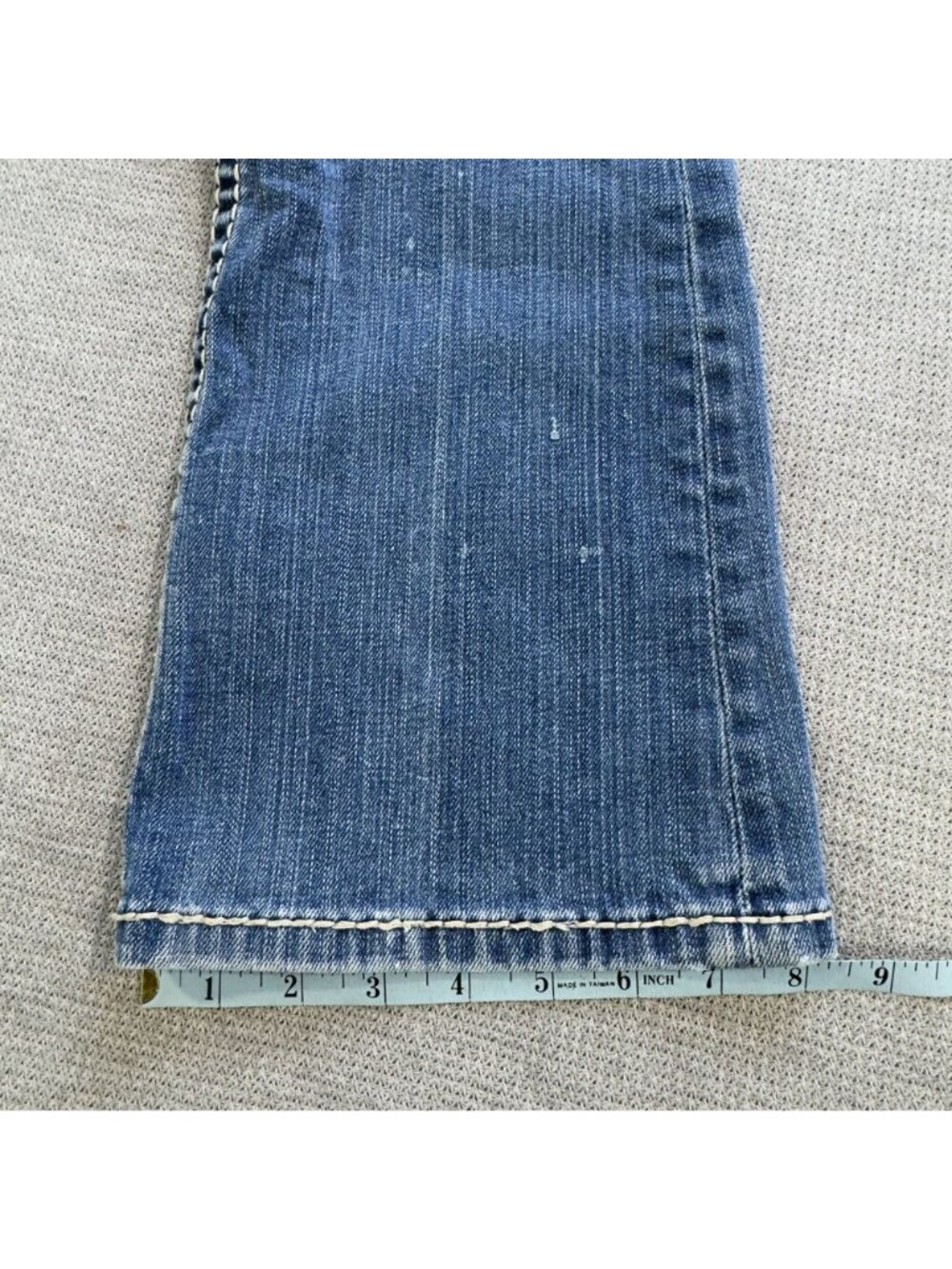 Anoname Joelle Bootcut Jeans Womens Size 27 Distressed Medium Wash Denim 28x32 - Picture 14 of 16